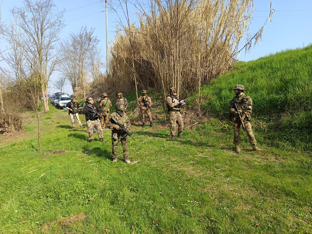 Allenamento doppia colonna sfalsata